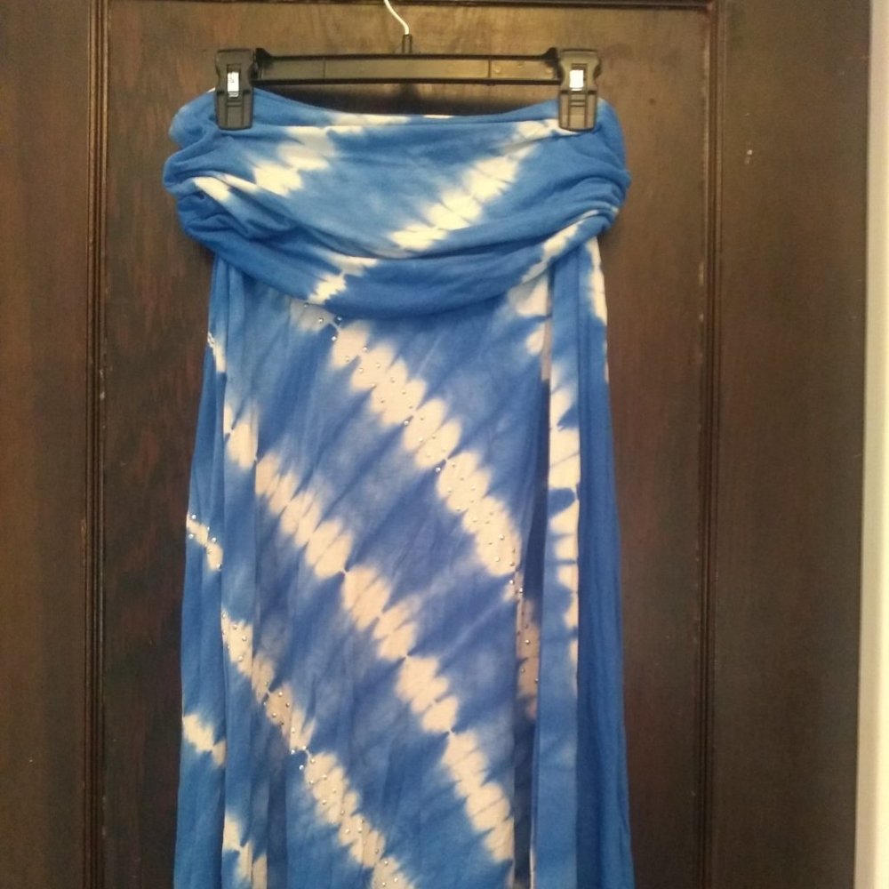 INC Women's Tie Dye Midi Skirt